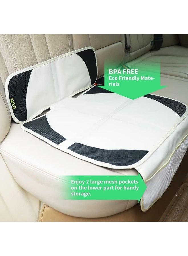 FASITE Car Seat Protector for Baby Child Car Seats - Auto Seat Cover Mat, Protective Non-Slip Waterproof Car Seat Cover Pad with Mesh Pockets - Image 4